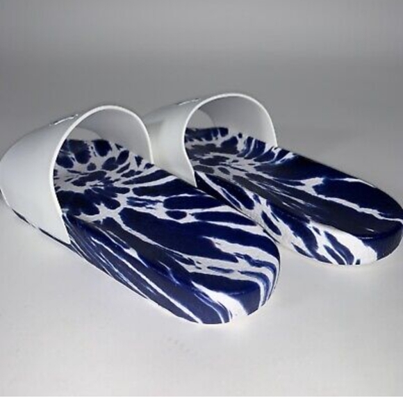 NWOT Men's Ralph Lauren Polo Tie-Dye Slides - Picture 7 of 12